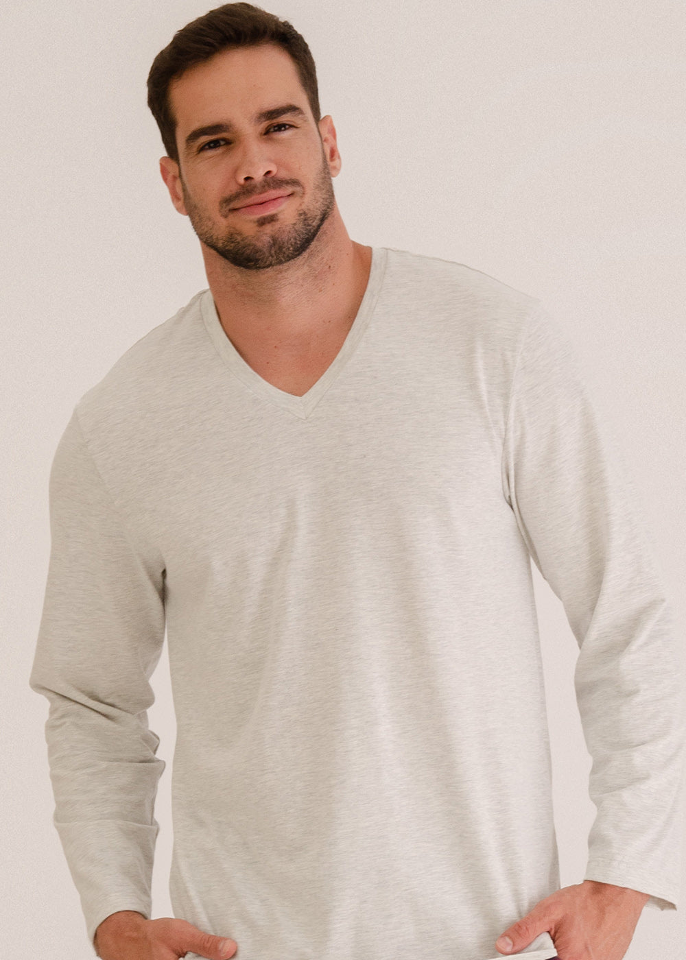 Camiseta Mangas Longas Mescla