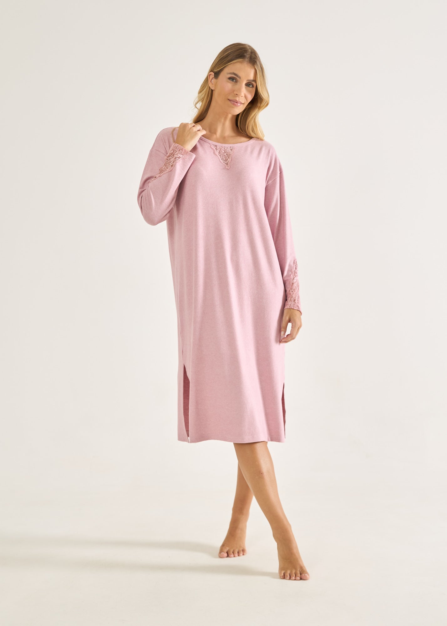 Camisola Flanelada Sonho Rosa
