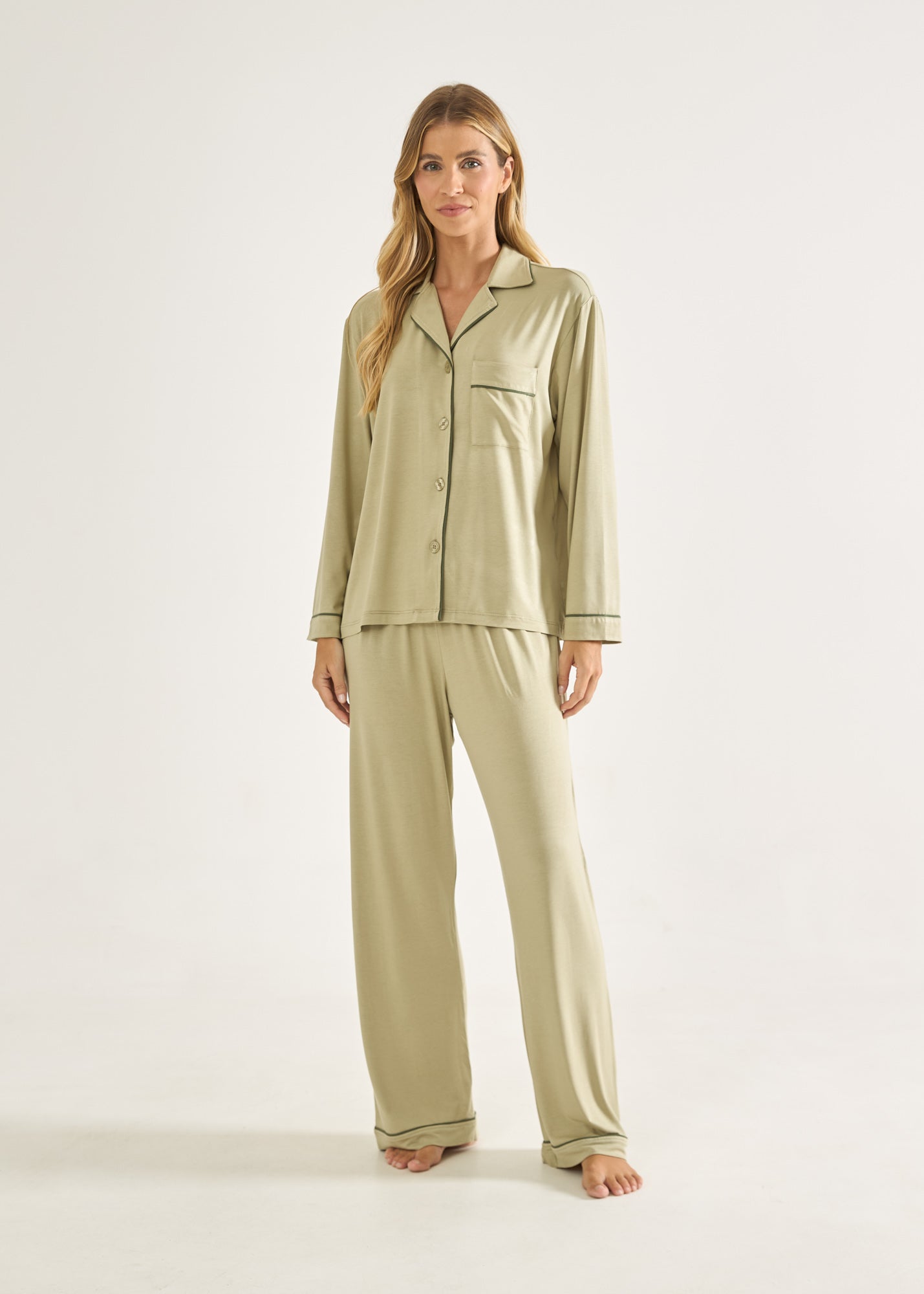 Pijama Longo Lola Matcha